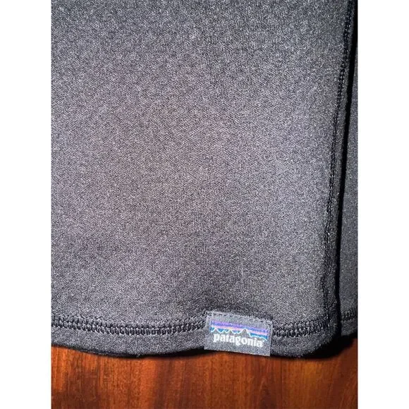 Patagonia Unisex Black Midweight Baselayer Top M Long Sleeve Pullover - Picture 5 of 9